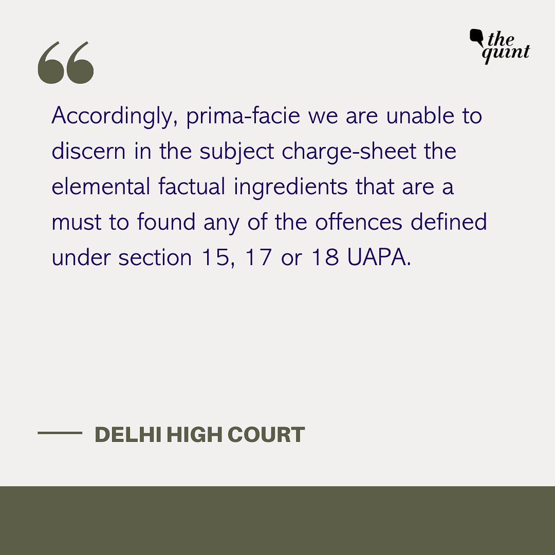 The Delhi High Court’s bail order is a breath of sanity in what has become a Kafka-esque criminal justice system.