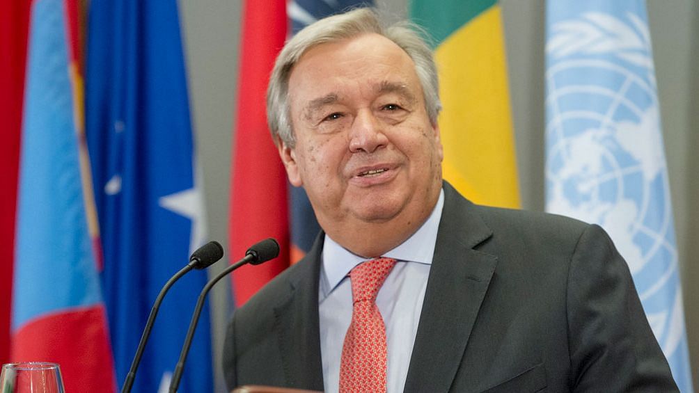 Antonio Guterres ran unopposed because none of the self-nominated candidates were sponsored by a member nation.