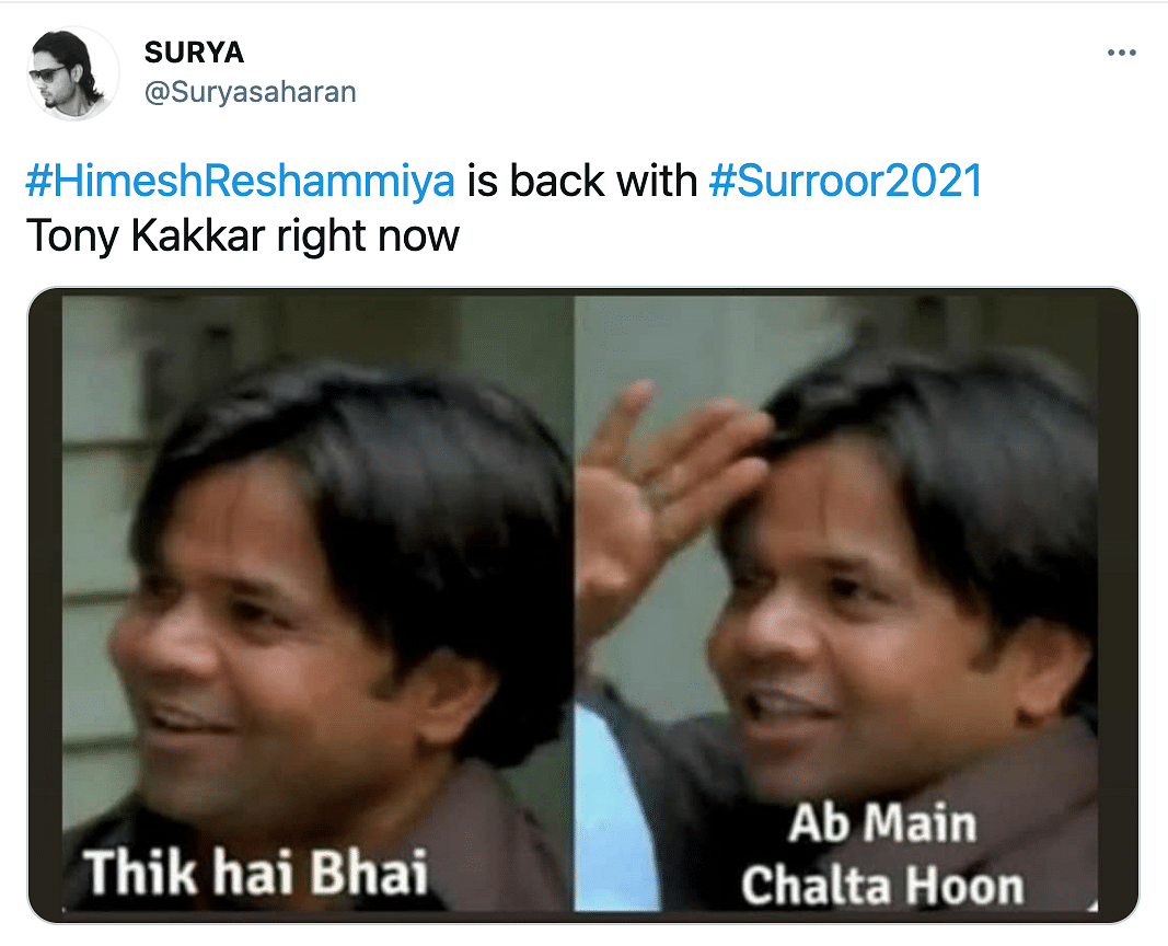 Himesh Reshammiya released the title track of his latest album, Surroor 2021, and fans on Twitter cannot keep calm.