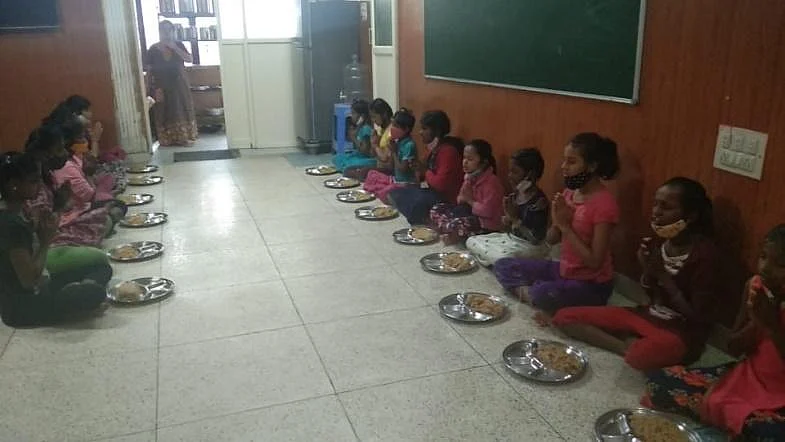 S.P.A.R.K provided food at Kalpa Raksha Orphanage.