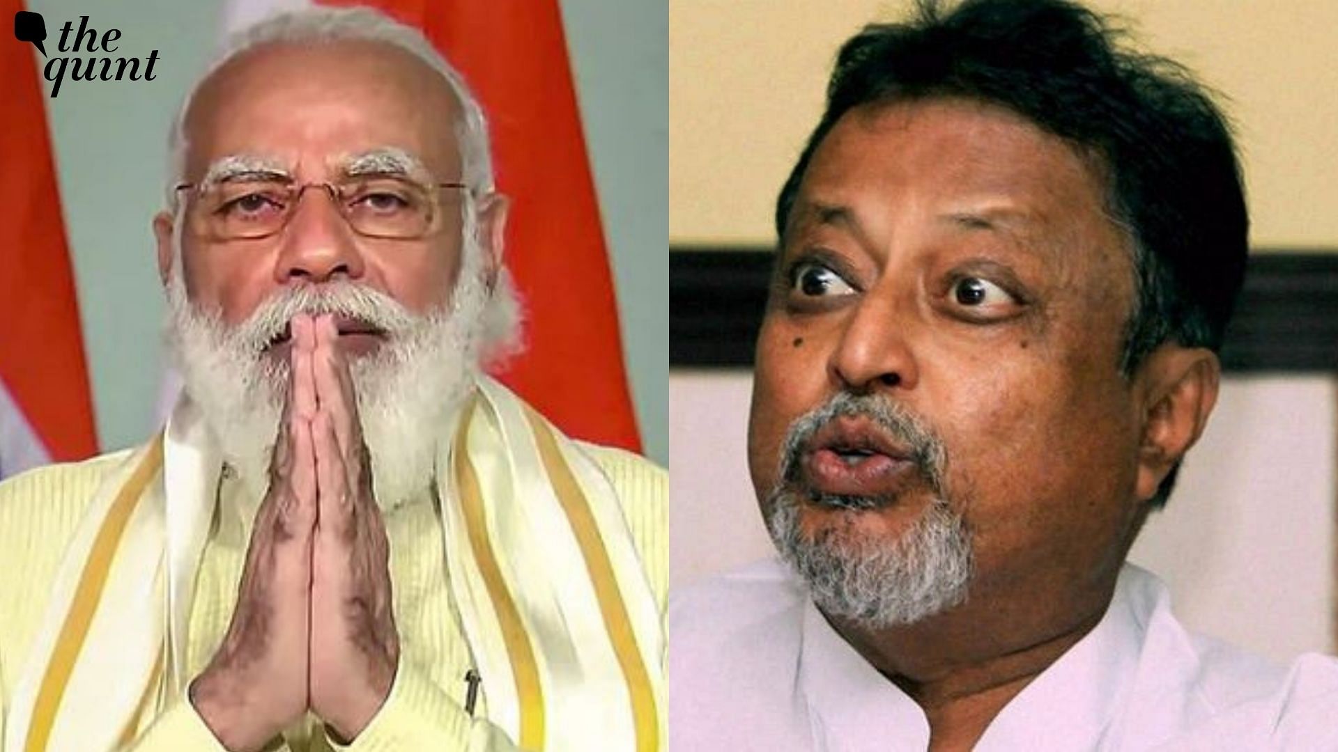 File photos of PM Modi and Mukul Roy, used for representation purpose.