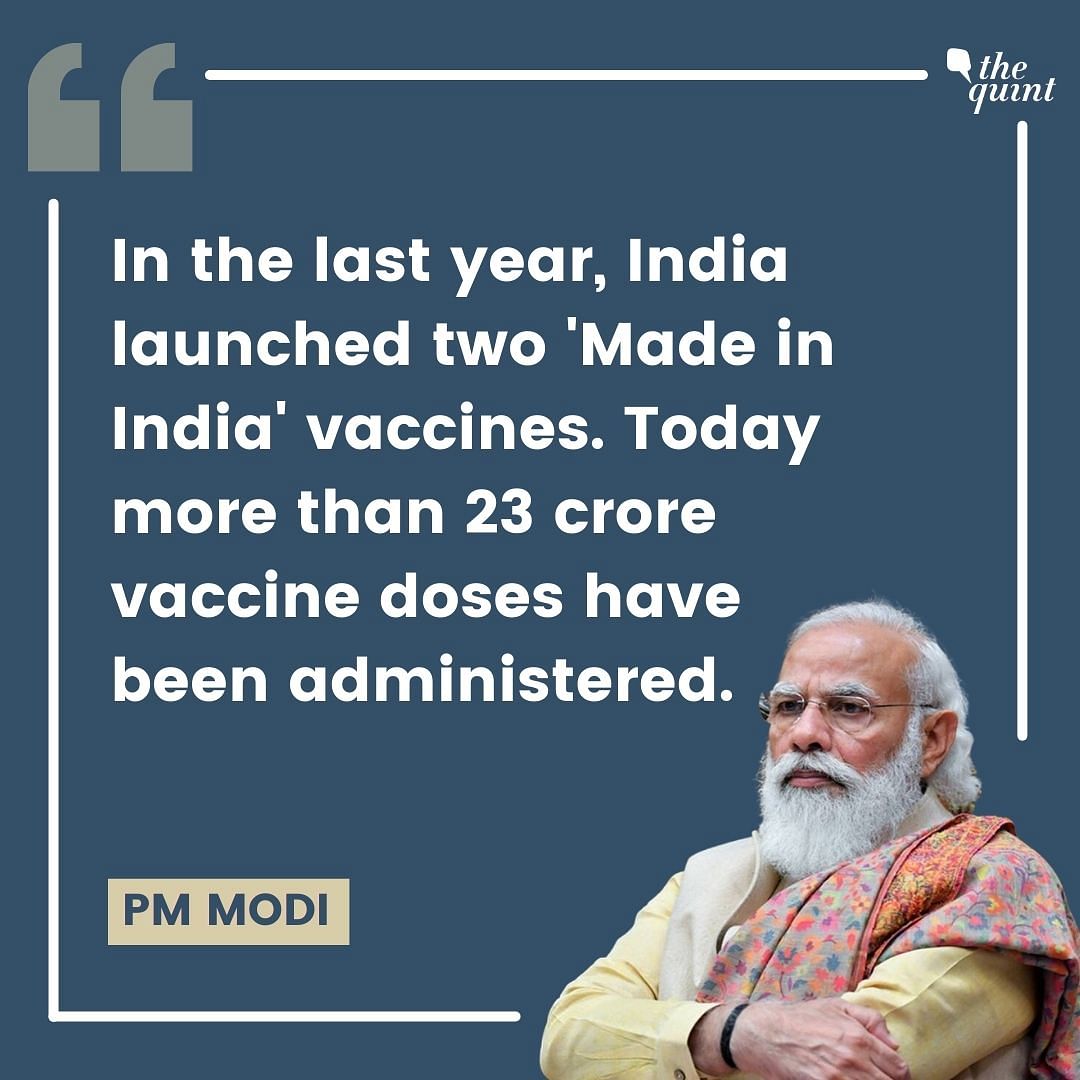 PM Modi further said that private hospitals can still buy 25% of the doses directly from the manufacturers.