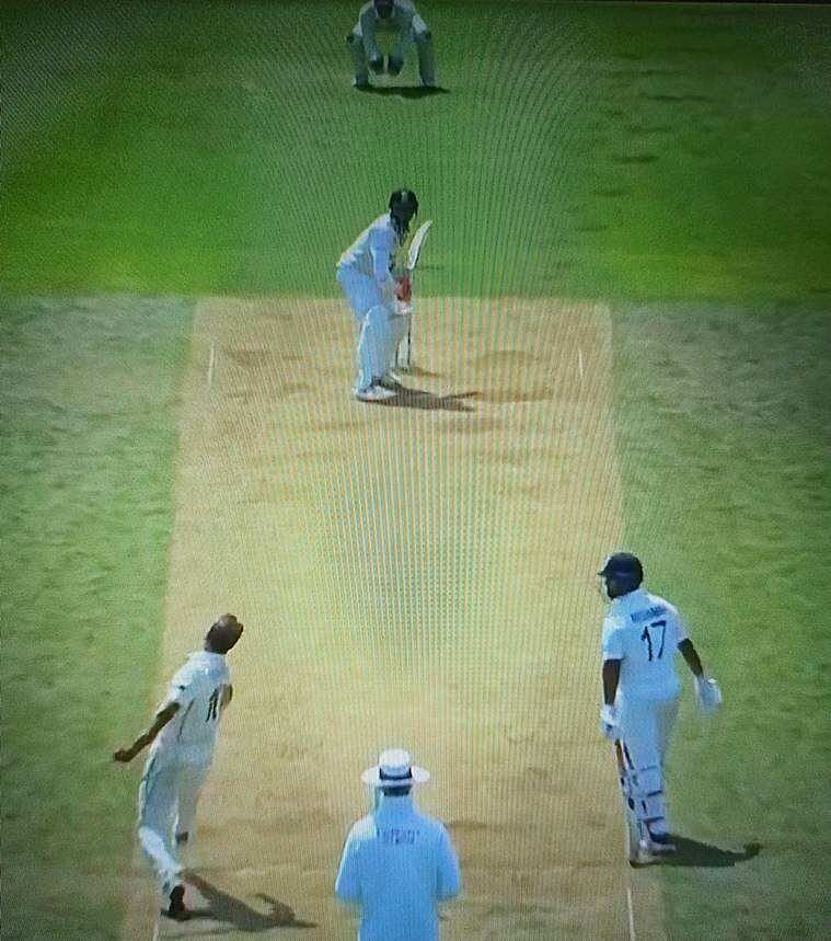 The dismissal wasn’t overturned as Neil Wagner’s foot had landed correctly on the ball he got Ravindra Jadeja out. 