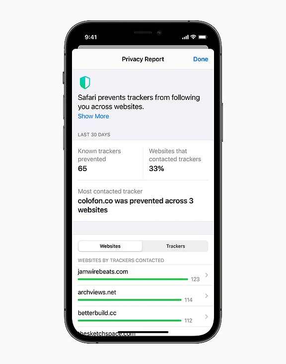 <div class="paragraphs"><p>Hide My Email lets users share unique, random email addresses that forward to their personal inbox anytime they wish to keep their personal email address private.</p></div>
