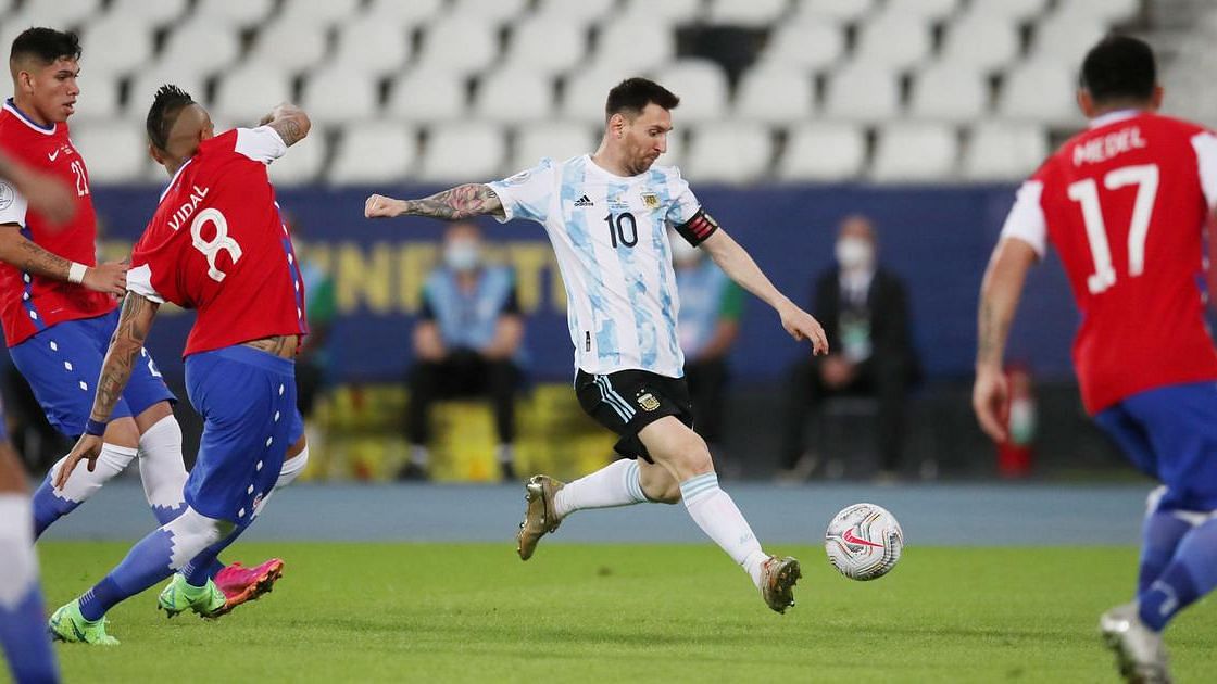 Argentina's Lionel Messi Scores Stunner But Chile Eke Out 1-1 Draw