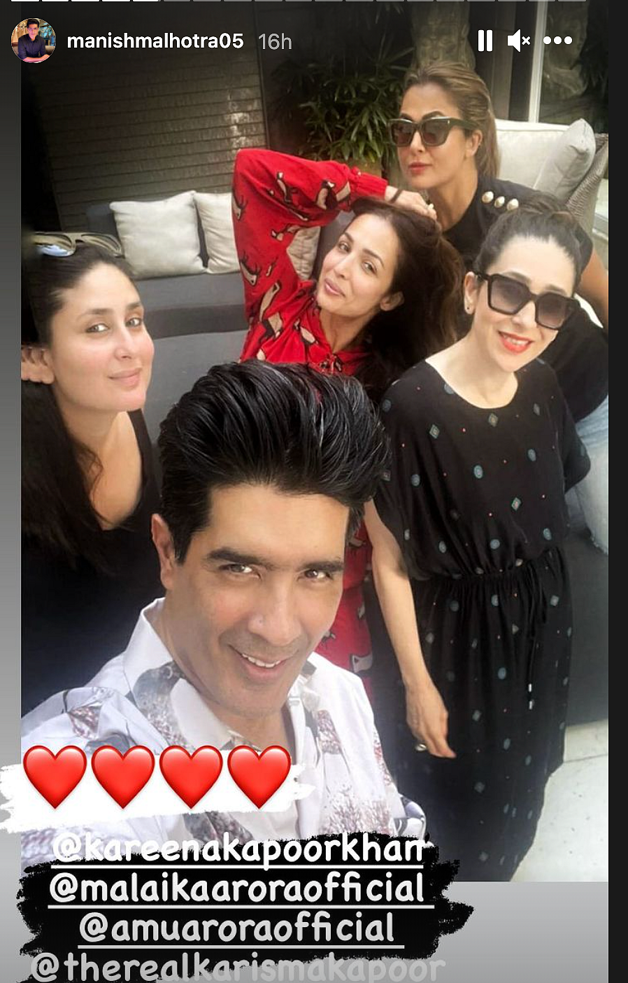<div class="paragraphs"><p>Manish Malhotra took to Instagram to share photos.</p></div>