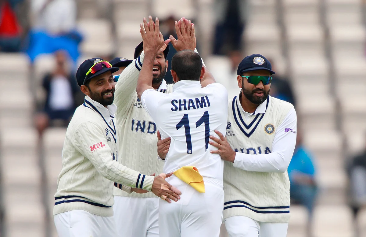 Mohammed Shami was the pick of India’s bowlers, claiming an excellent 4/76.