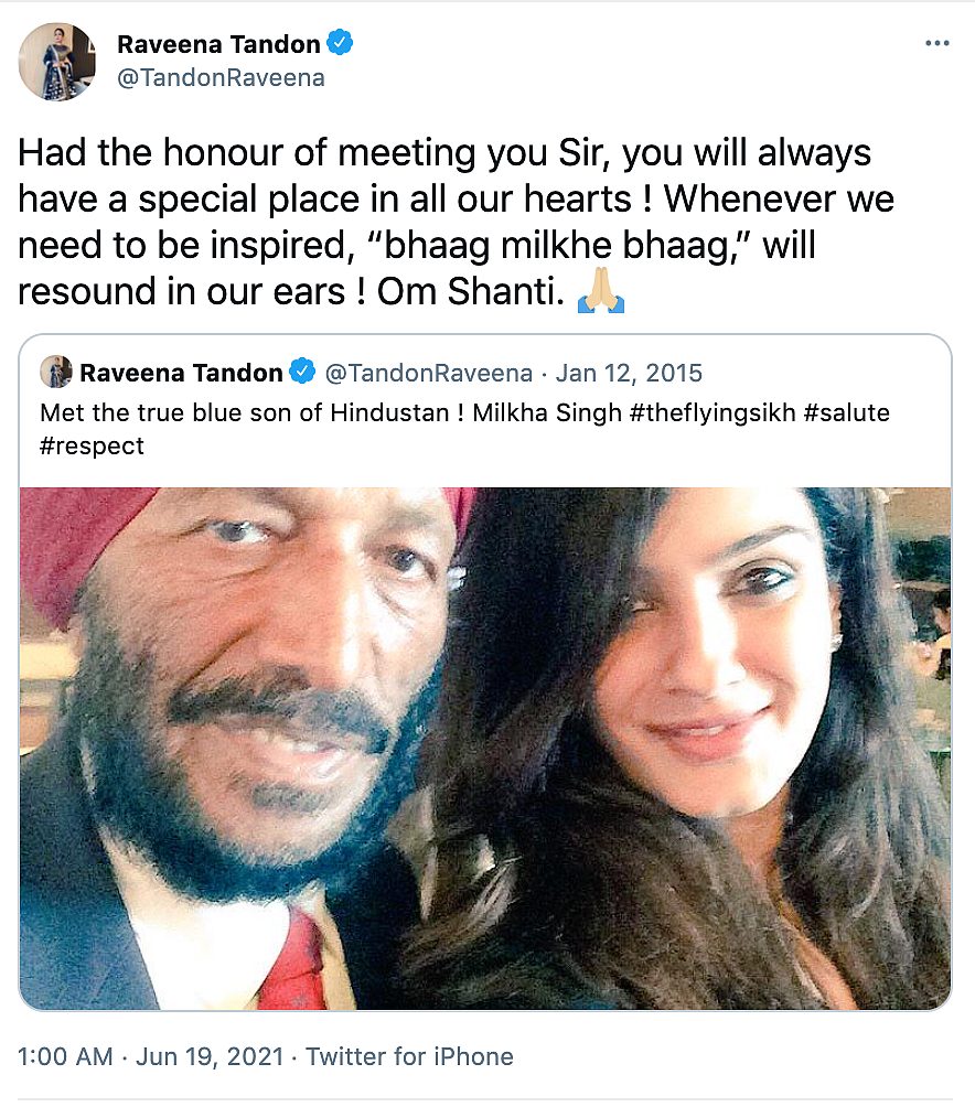 ‘Have a Golden Run in Heaven’: Bollywood Mourns Milkha Singh