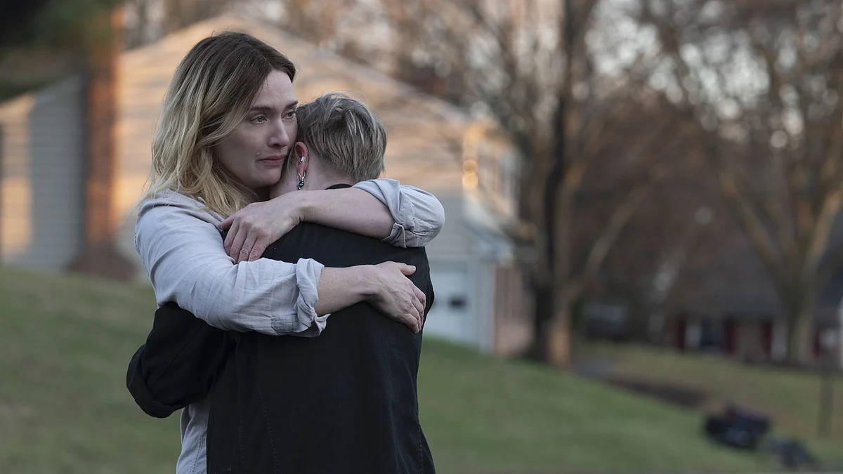 <div class="paragraphs"><p>Kate Winslet and Angourie Rice in a still from <em>Mare of Easttown</em>.</p></div>