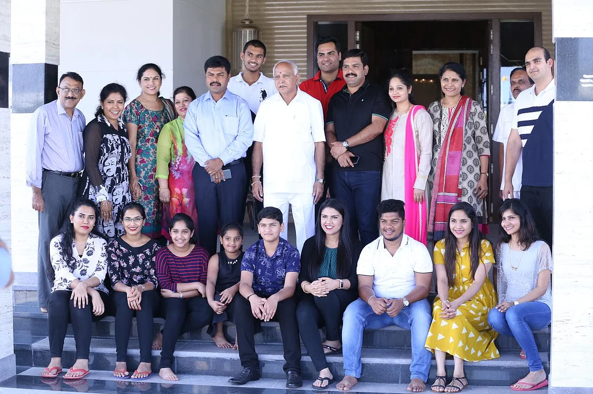 Karnataka Chief Minister Yediyurappa’s family is caught in the eye of a political storm in the state.