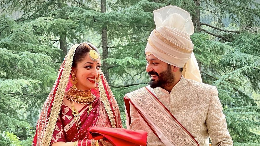 <div class="paragraphs"><p>Yami Gautam and Aditya Dhar tied the knot on 4 June.&nbsp;</p></div>