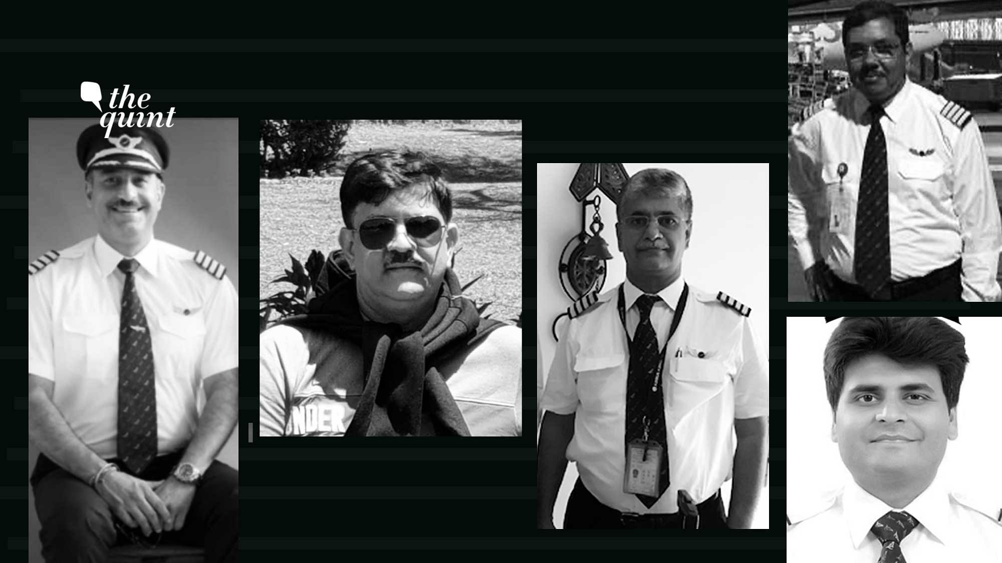 <div class="paragraphs"><p>From left to right: Captain GPS Gill, Captain Prasad Karmakar, Captain Sandeep Rana, Captain Amitesh Prasad (top right), Captain Harsh Tiwary.</p></div>