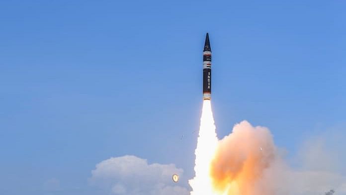 An advanced variant in the Agni series, Agni Prime is a surface-to-surface ballistic missile has a range of 1,000 to 2,000 km.