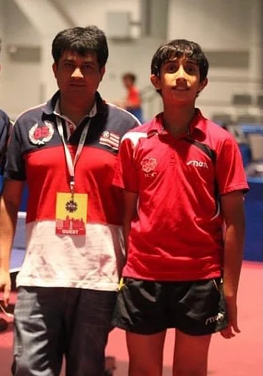 <div class="paragraphs"><p>Rajul Sheth with Nikhil Kumar.</p></div>