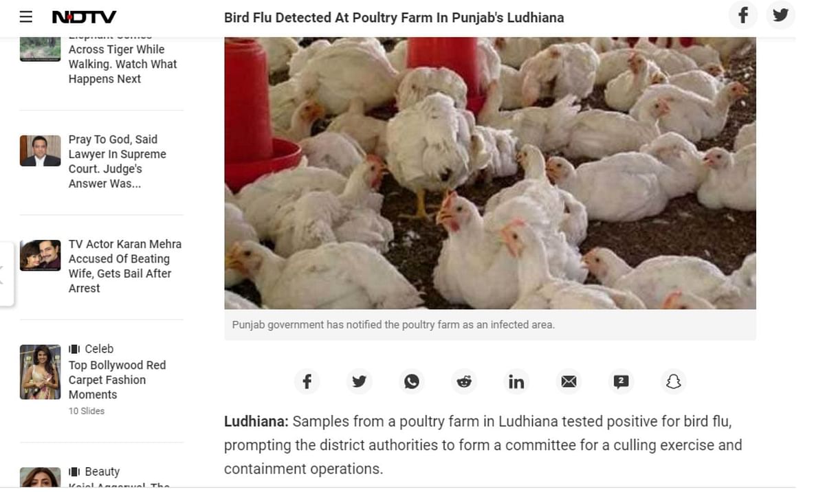 The viral image incorrectly states that mucormycosis, or black fungus, is spreading due to farm chickens.