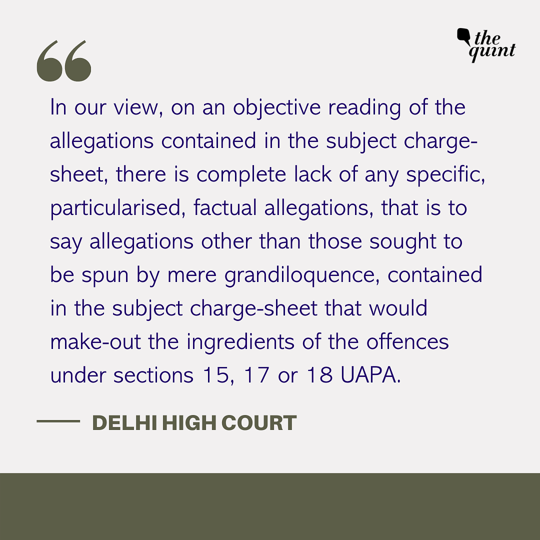 The Delhi High Court’s bail order is a breath of sanity in what has become a Kafka-esque criminal justice system.