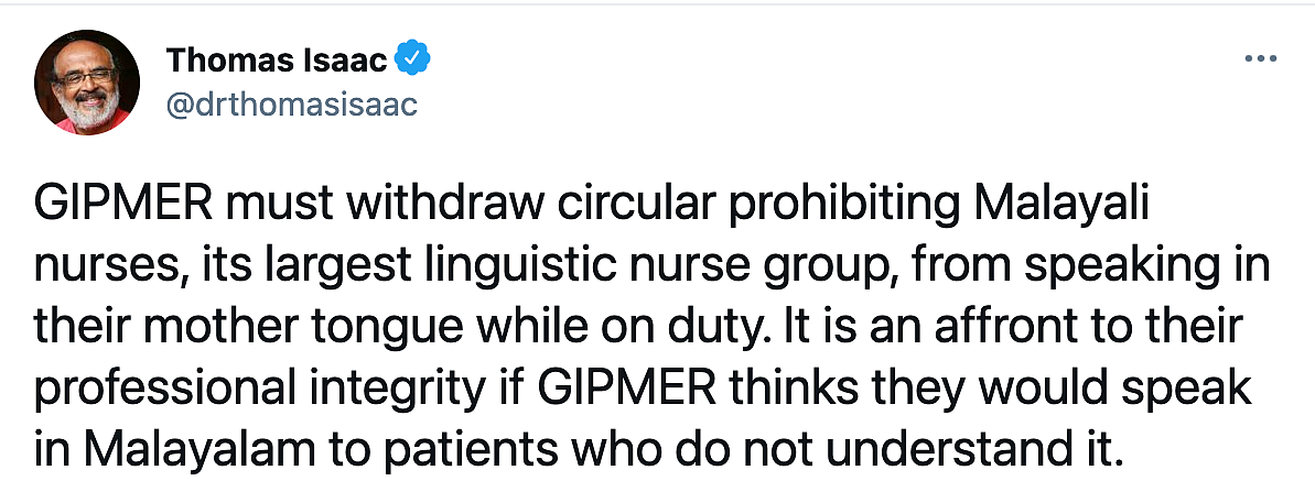 Malayali Nurses Asked to Speak in Hindi in Delhi, Twitter Reacts