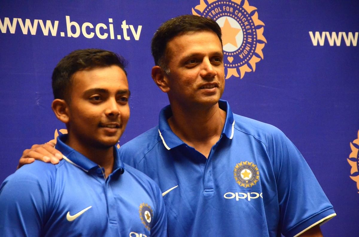 Rahul Dravid is coaching the Indian team in Sri Lanka since Ravi Shastri is in England with the Test team.