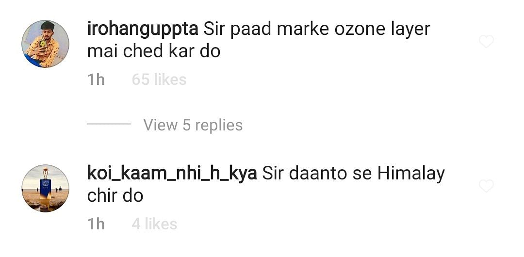 The Great Khali recently disabled comments on his Instagram.