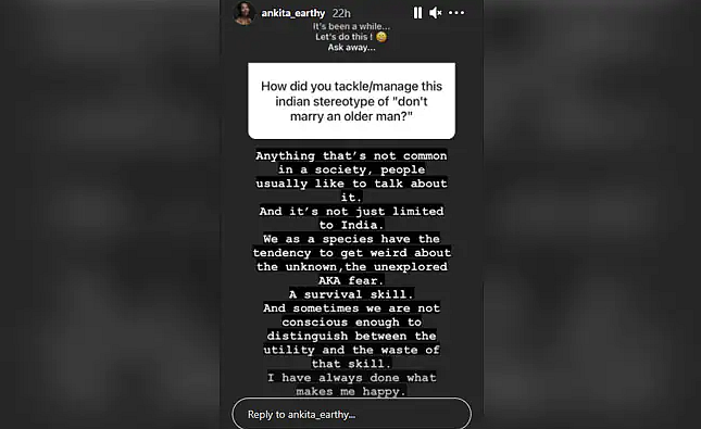 Ankita Responds to Question About Her & Milind Soman's Age Gap
