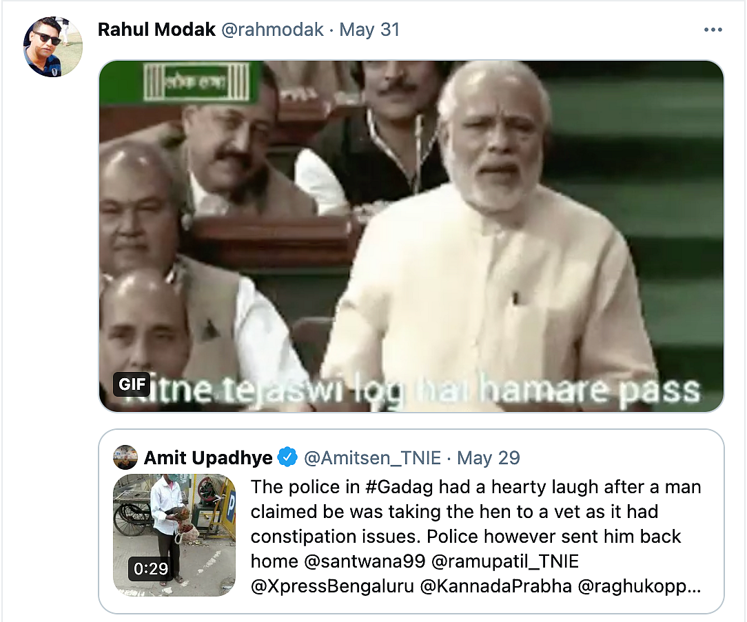 This Man's Excuse for Violating Lockdown Is His Constipated Hen!