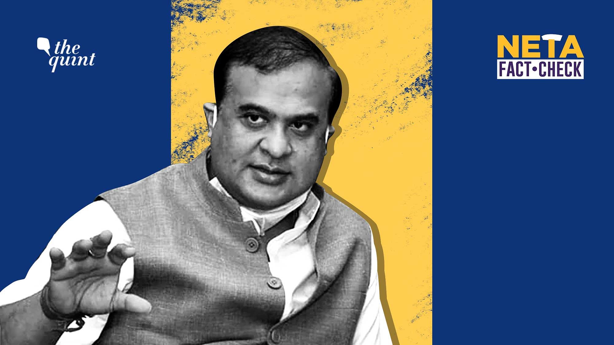 Assam Chief Minister Himanta Biswa Sarma said that the Muslims in the state should adopt measures for “family planning”.