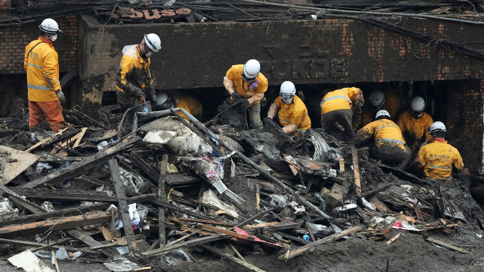 <div class="paragraphs"><p>Rescue operations underway after a landslide hit the popular hill station Atami in Japan on 3 July.</p></div>