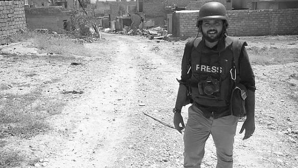 <div class="paragraphs"><p>A file photo of Danish Siddiqui, near a frontline where Iraqi forces were involved in a heavy battle with Islamic state fighters, in Mosul, Iraq.</p></div>