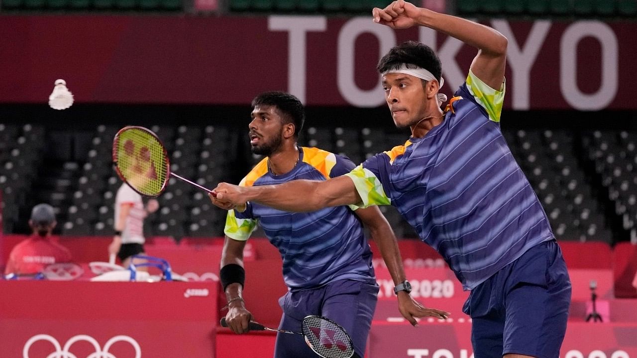 <div class="paragraphs"><p>Satwiksairag Rankireddy and Chirag Shetty lost&nbsp;21-13, 21-12 to the World No. 1 pair</p></div>