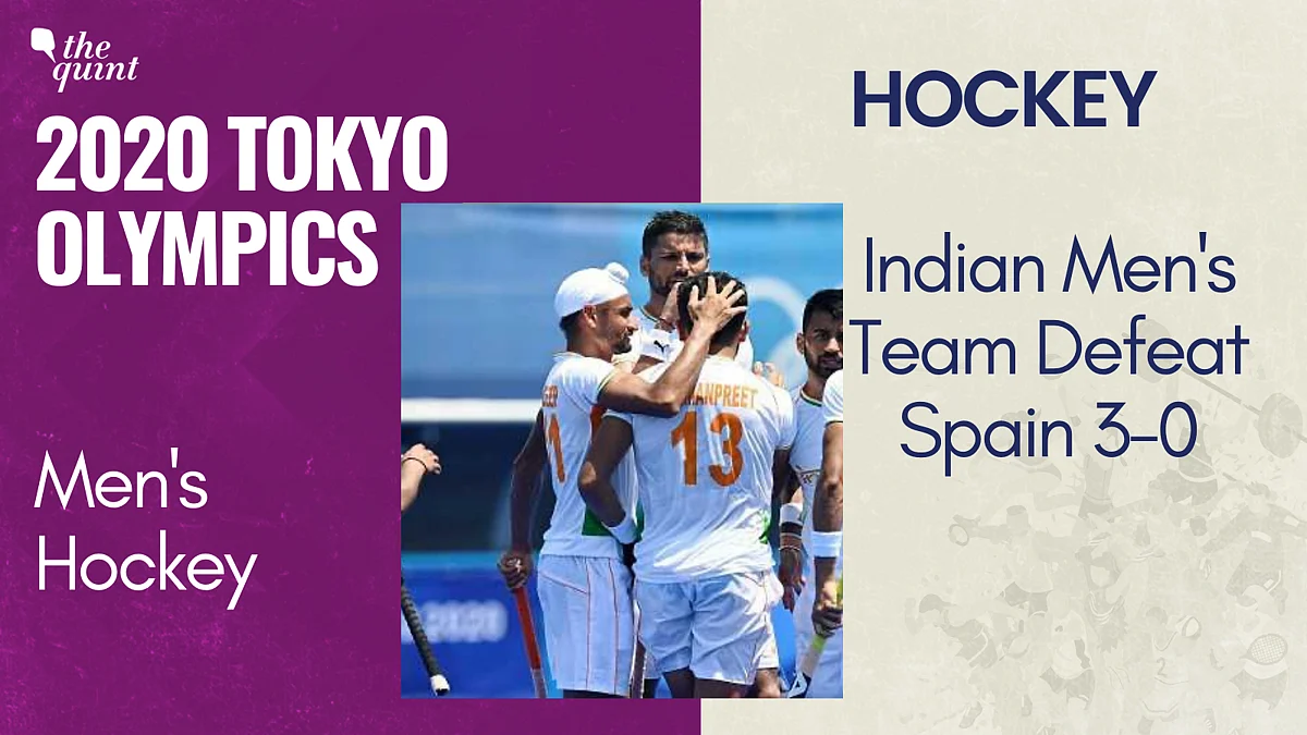 Indian Men's Hockey Team Thrash Spain 3-0 at Tokyo Olympics