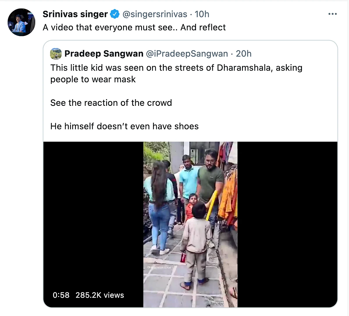 Dharamshala Boy Urging People To Wear Masks Becomes Police Mascot
