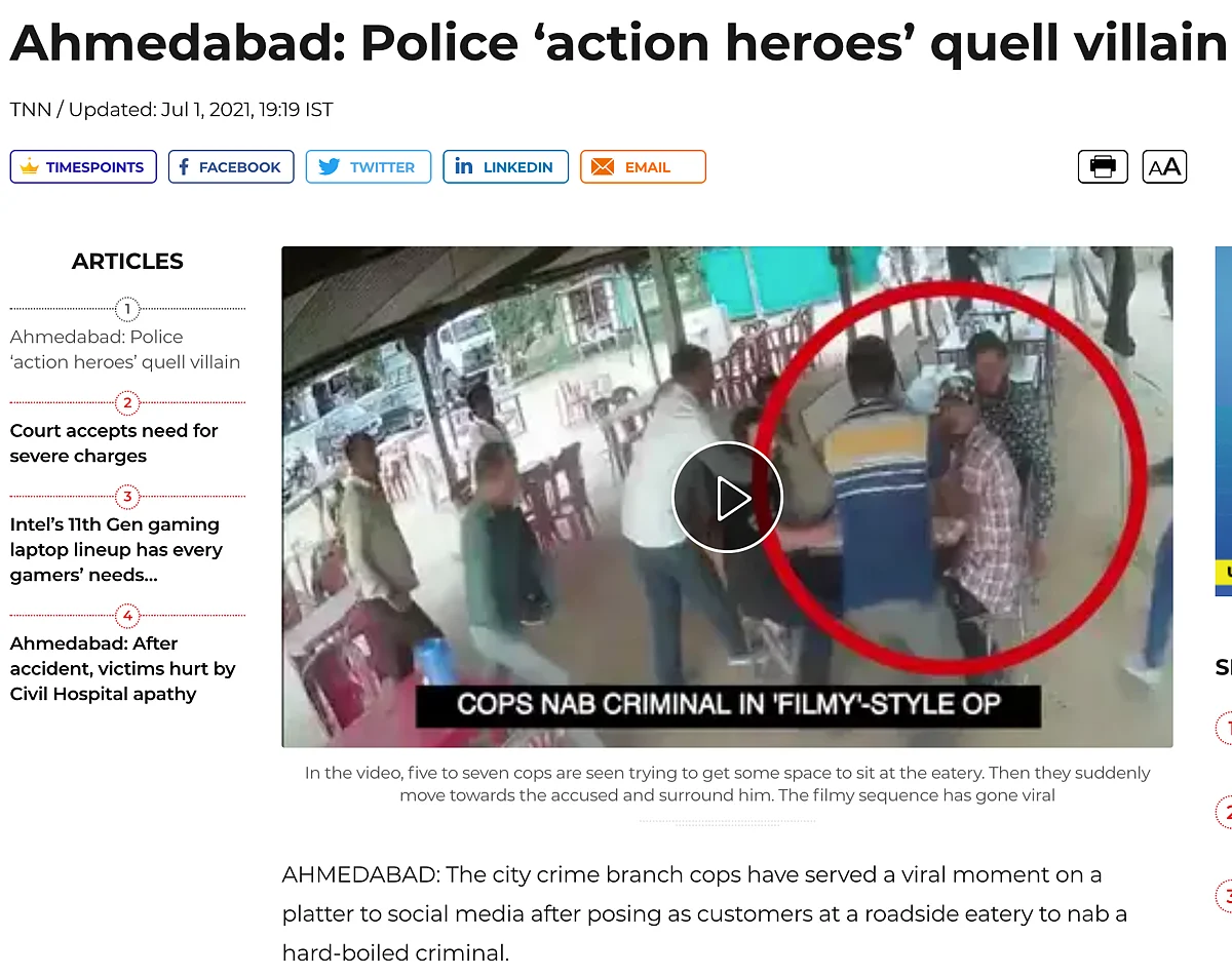 Man Held by Gujarat Police Is Not Linked to Delhi Riots