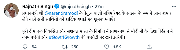 BJP Welcomes New Cabinet, Oppn Says 'Confession of Modi Govt's Failures'