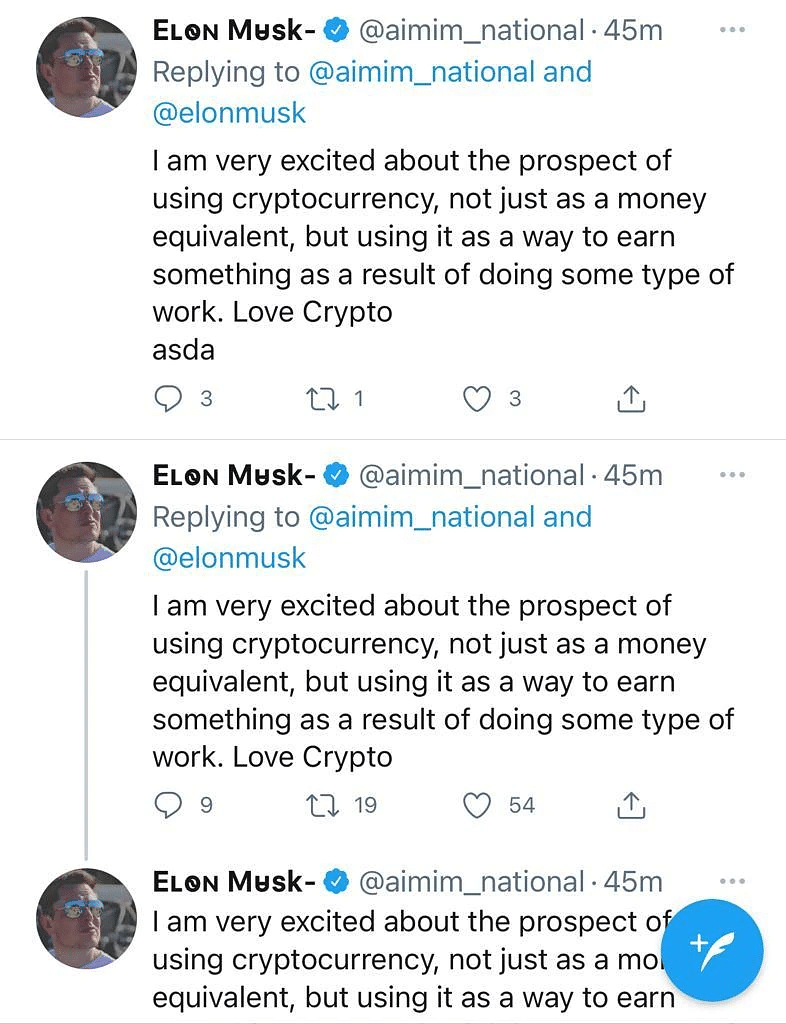 The hacker removed the Twitter bio from the party’s official verified handle and also changed the name to Elon Musk.