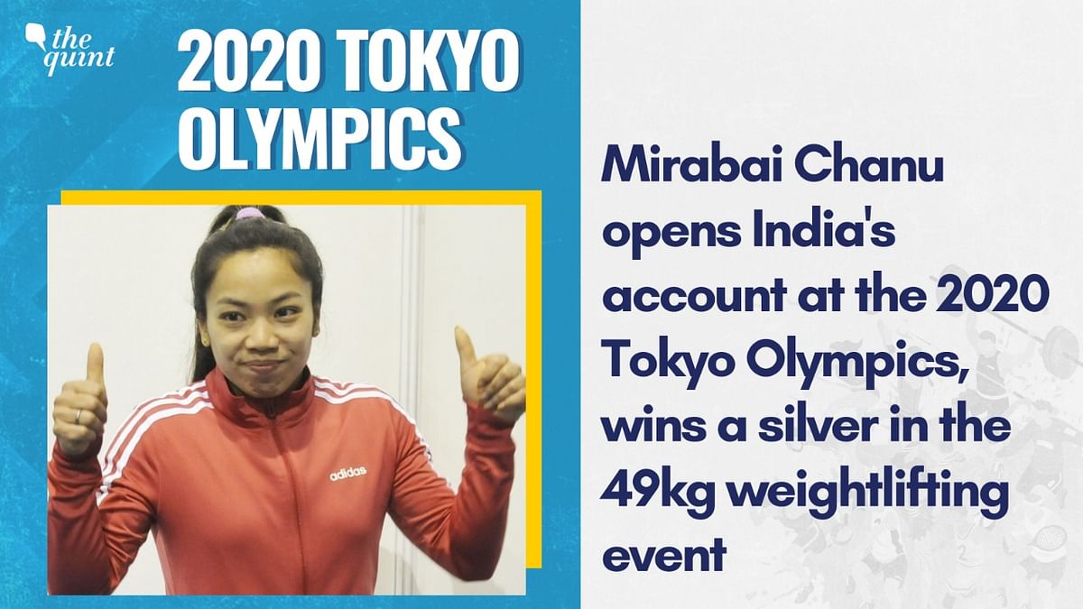 Mirabai Chanu is the first Indian woman athlete to win an Olympic weightlifting medal after Karnam Malleshwari.  