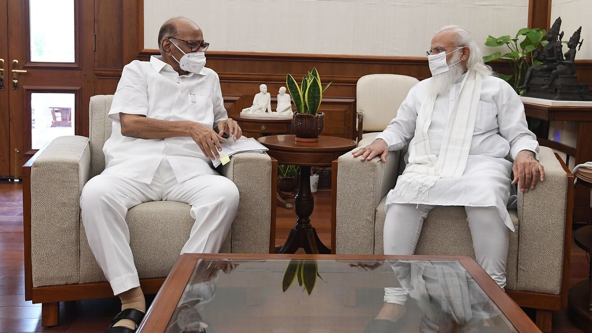 NCP Chief Sharad Pawar Holds Long Meeting With PM Modi Amid Speculations