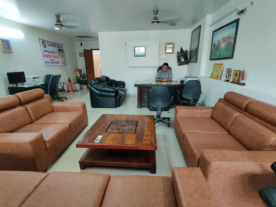 <div class="paragraphs"><p>Sanjay Chaudhary's office in Khanpur. </p></div>