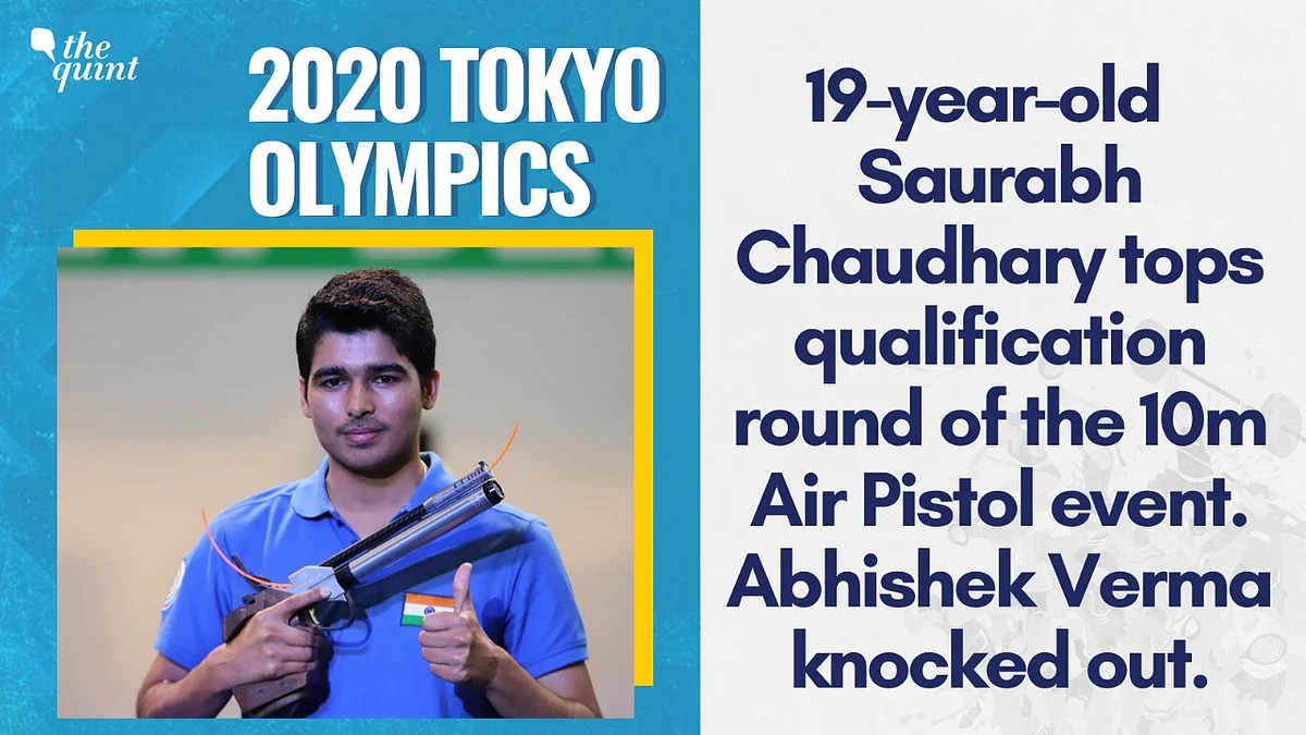 Tokyo Olympics: In-form Saurabh Tops 10m Air Pistol Qualifying; Abhishek Falters