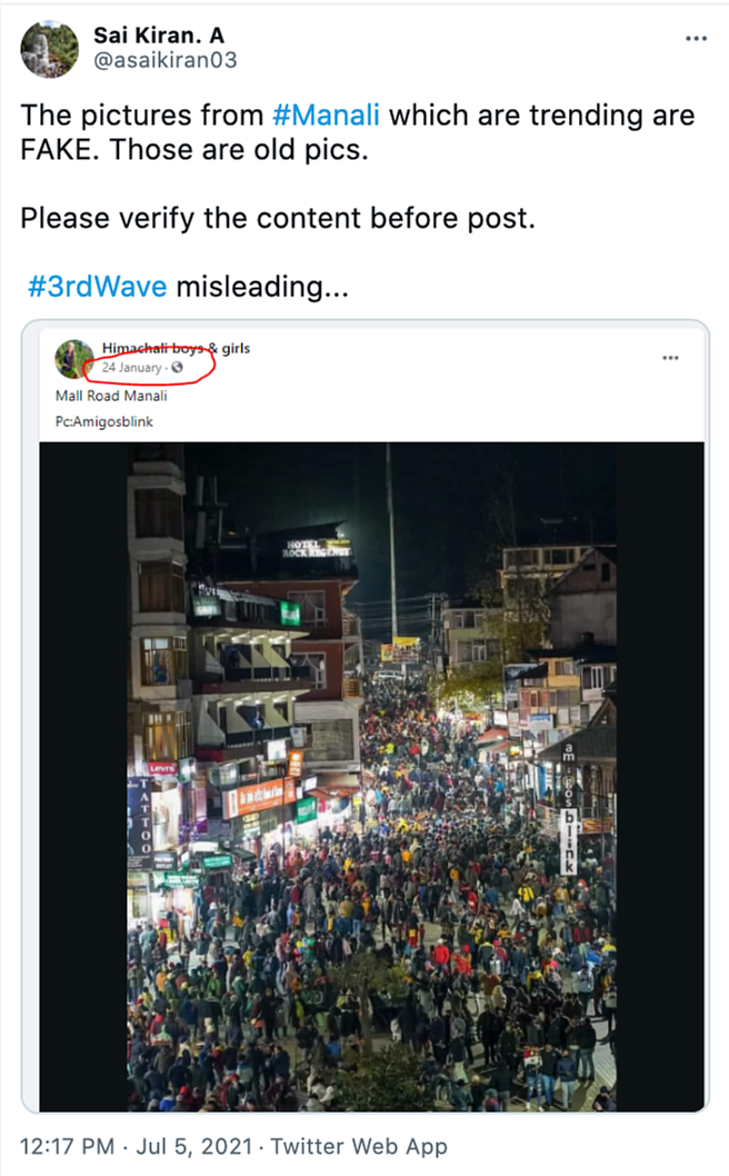 <div class="paragraphs"><p>A tweet suggested that the viral image is not a recent one.</p></div>