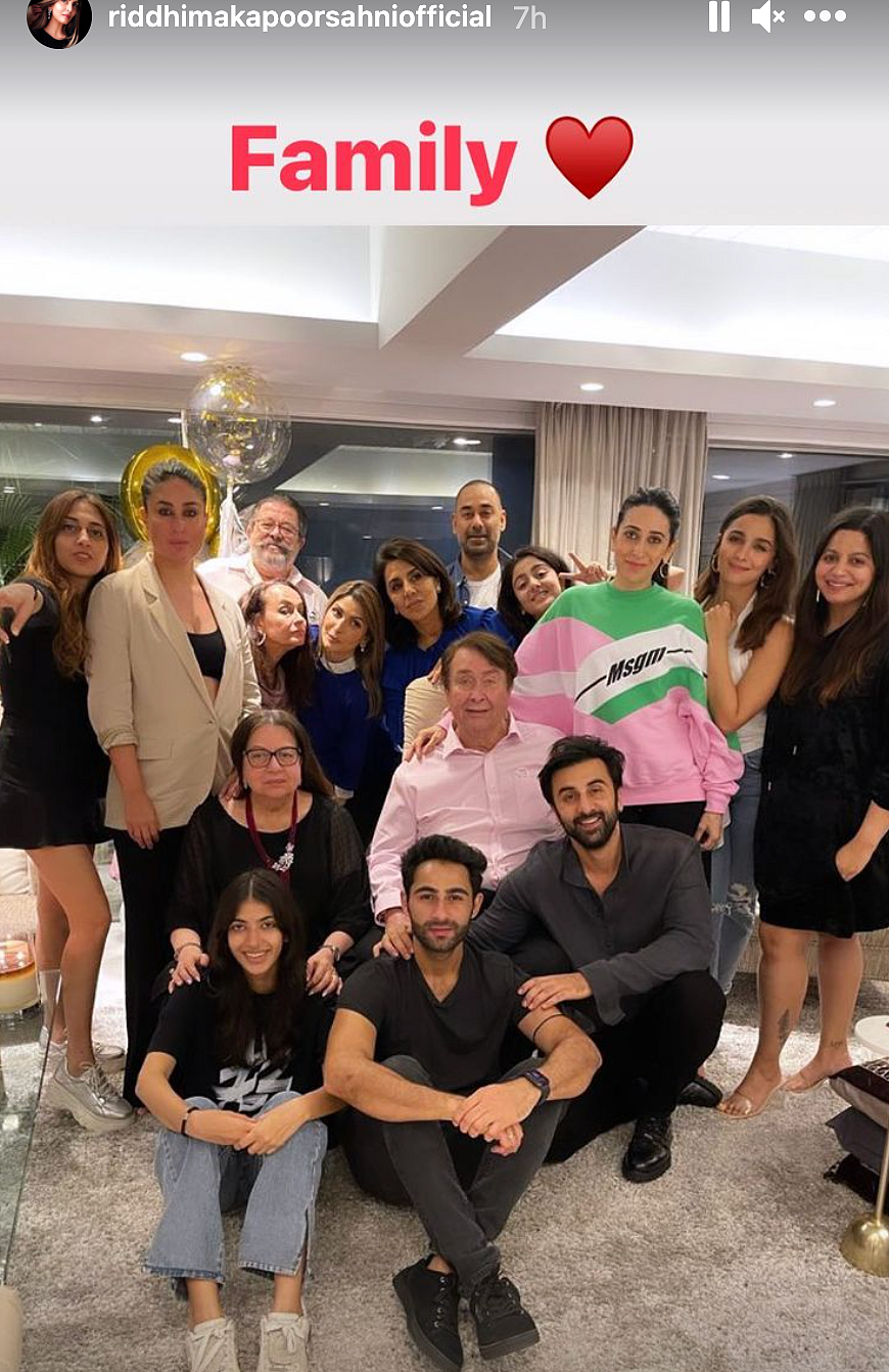 Pics: Alia, Ranbir, Kareena Get Together to Celebrate Neetu Kapoor's Birthday