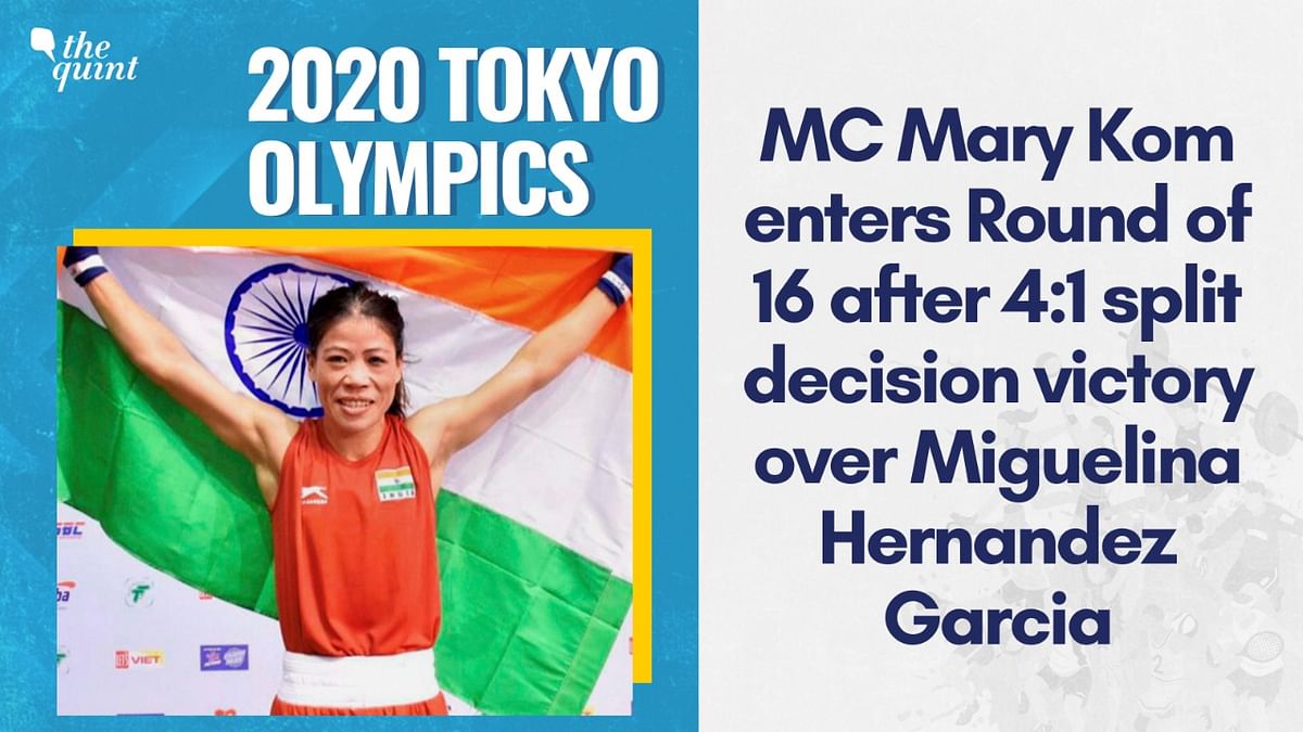 Mary Kom kicked off her Olympic campaign with a comfortable win on Sunday in Tokyo.