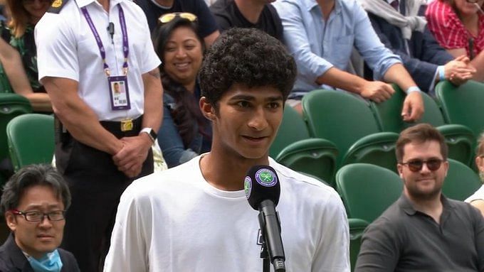 <div class="paragraphs"><p>Samir Banerjee won the Boys' Singles title at Wimbledon in 2021.</p></div>