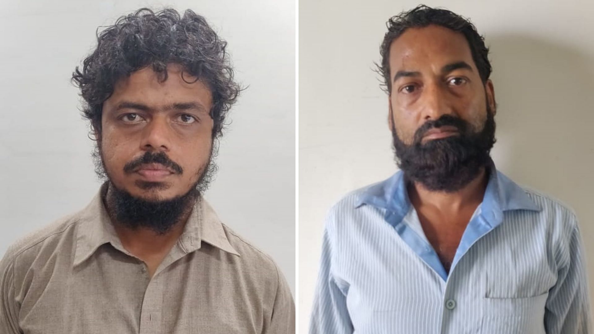 <div class="paragraphs"><p>File photos of&nbsp;Minaz Ahmad and Maseeruddin, who were arrested by the ATS on Sunday, for purported Al-Qaeda links.</p></div>