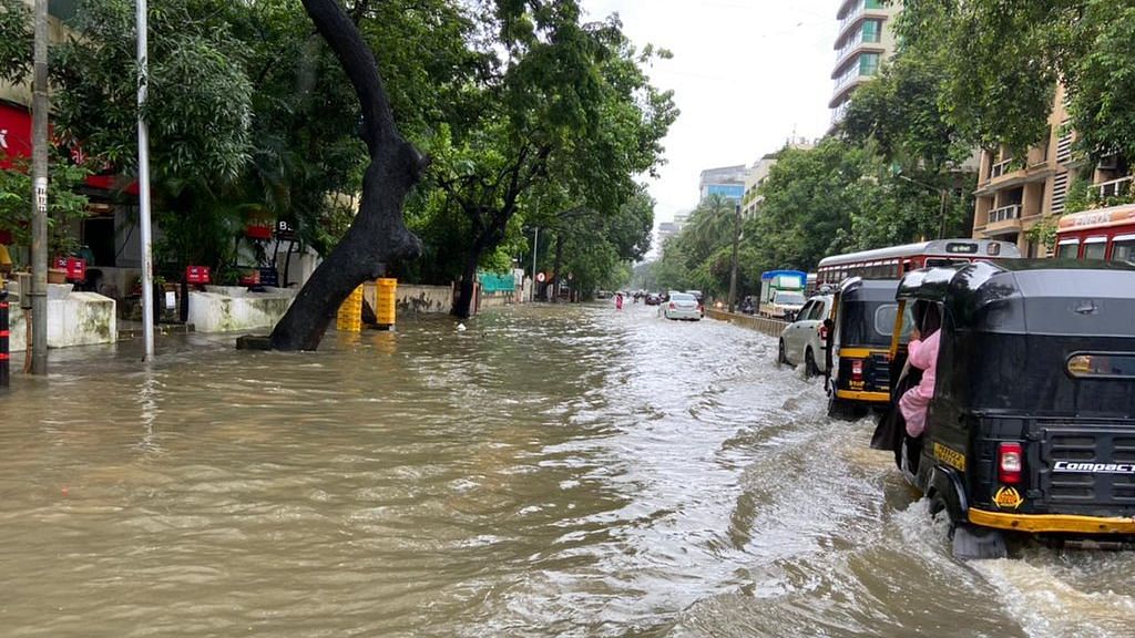 <div class="paragraphs"><p>Heavy overnight rains lashed Mumbai and the Mumbai Metropolitan Region (MMR) hitting road and rail traffic.</p></div>