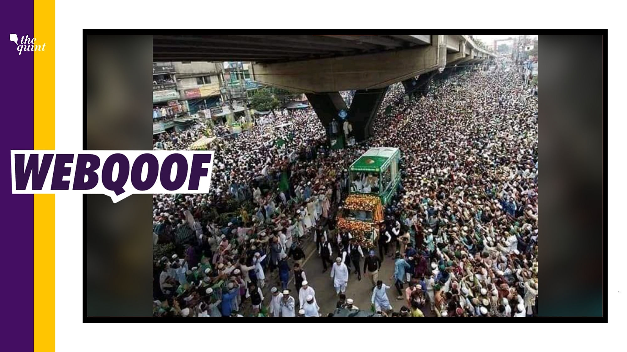 <div class="paragraphs"><p>The post claims that the huge crowd had gathered in Ghaziabad, UP to welcome AIMIM chief Asaduddin Owaisi.</p></div>