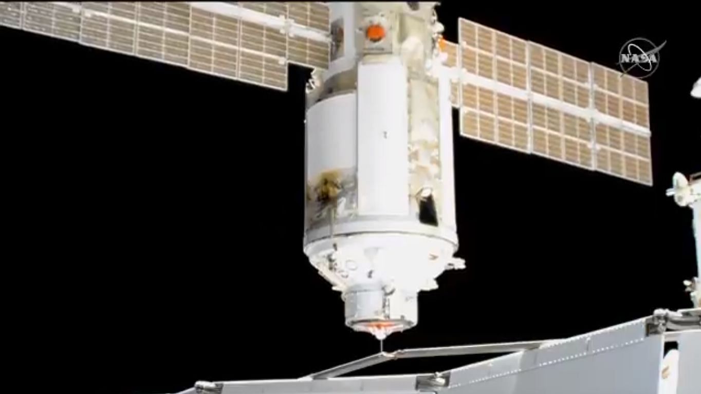 <div class="paragraphs"><p>The International Space Station (ISS) was briefly thrown out of its position on Thursday, 29 July, after a Russian research module that had been sent to the space station started firing unexpectedly.</p></div>