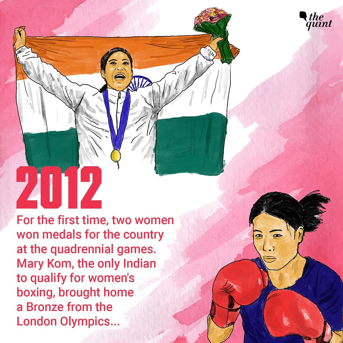 As India relies heavily on women athletes to win glory in Tokyo, here's tracing their rise in Olympic history. 
