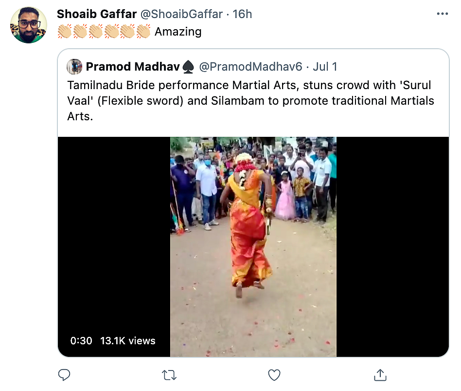 Watch: Tamil Nadu Bride's Martial Arts Performance Captivates Guests