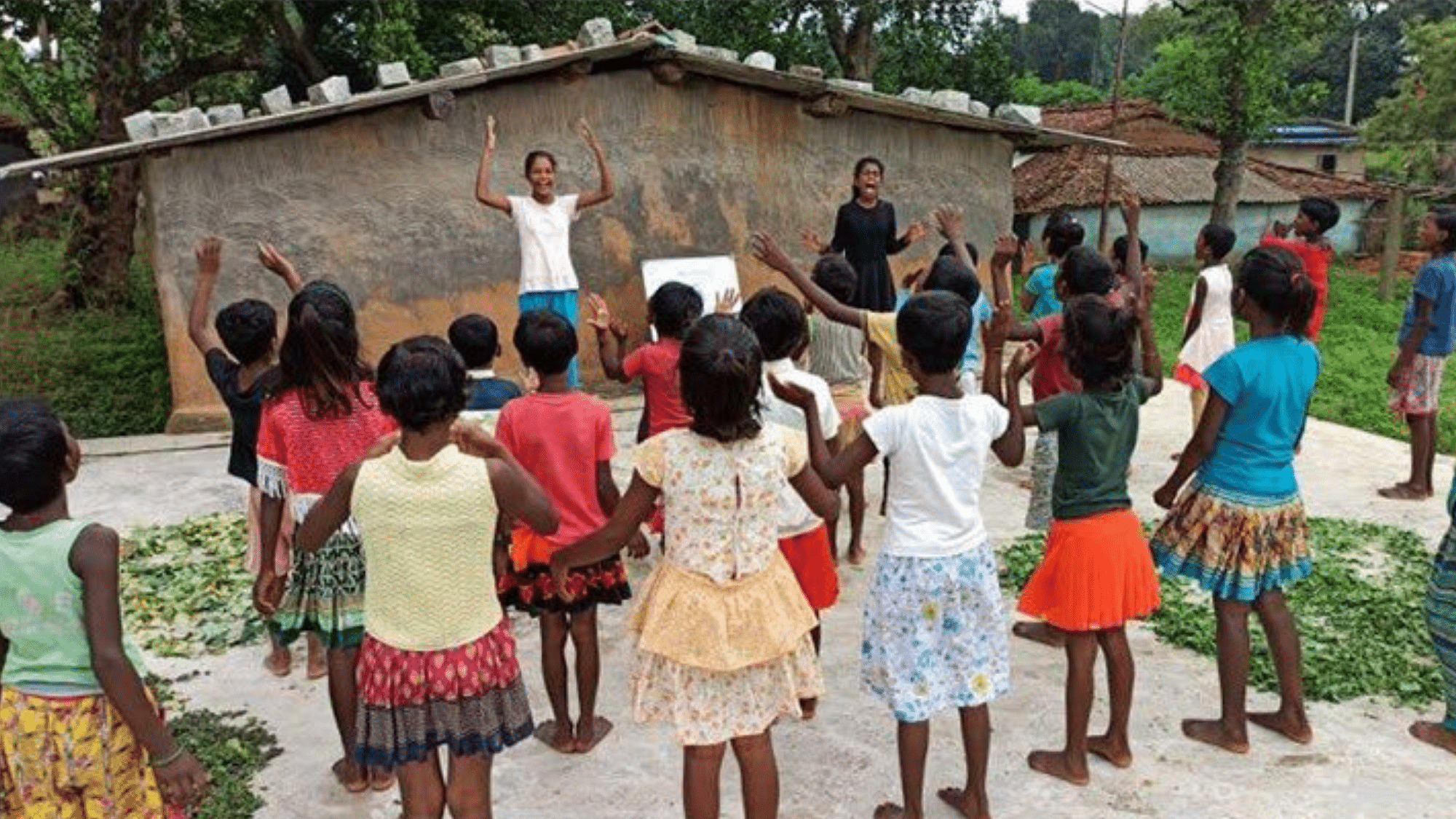 <div class="paragraphs"><p>Dipika Minz, 11-year-old girl from Jharkhand teaches younger children in her area.</p></div>