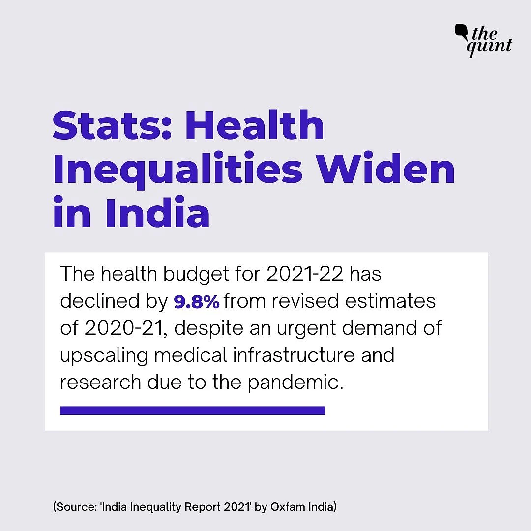 Low Govt Spending Worsened Health Inequalities in Covid: Oxfam Report